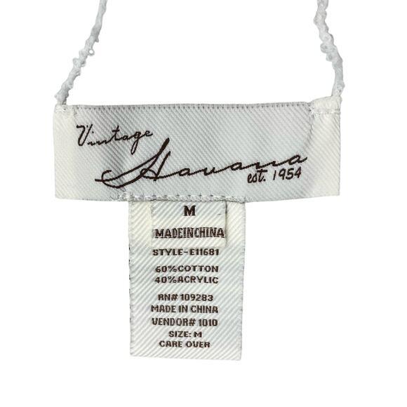 NWT VINTAGE HAVANA Sabrina Reversible Checkered Knit Tank Sz Medium - Picture 6 of 6